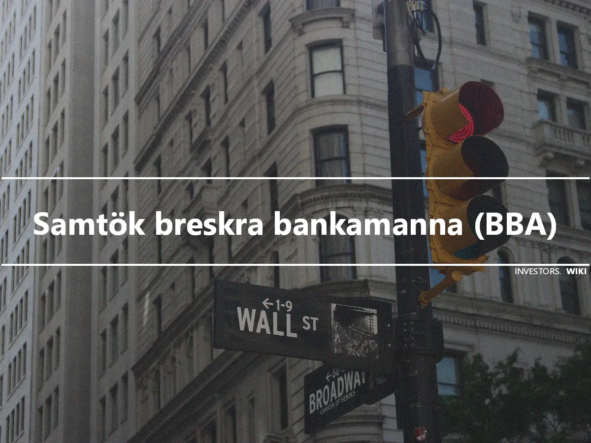 Samtök breskra bankamanna (BBA)