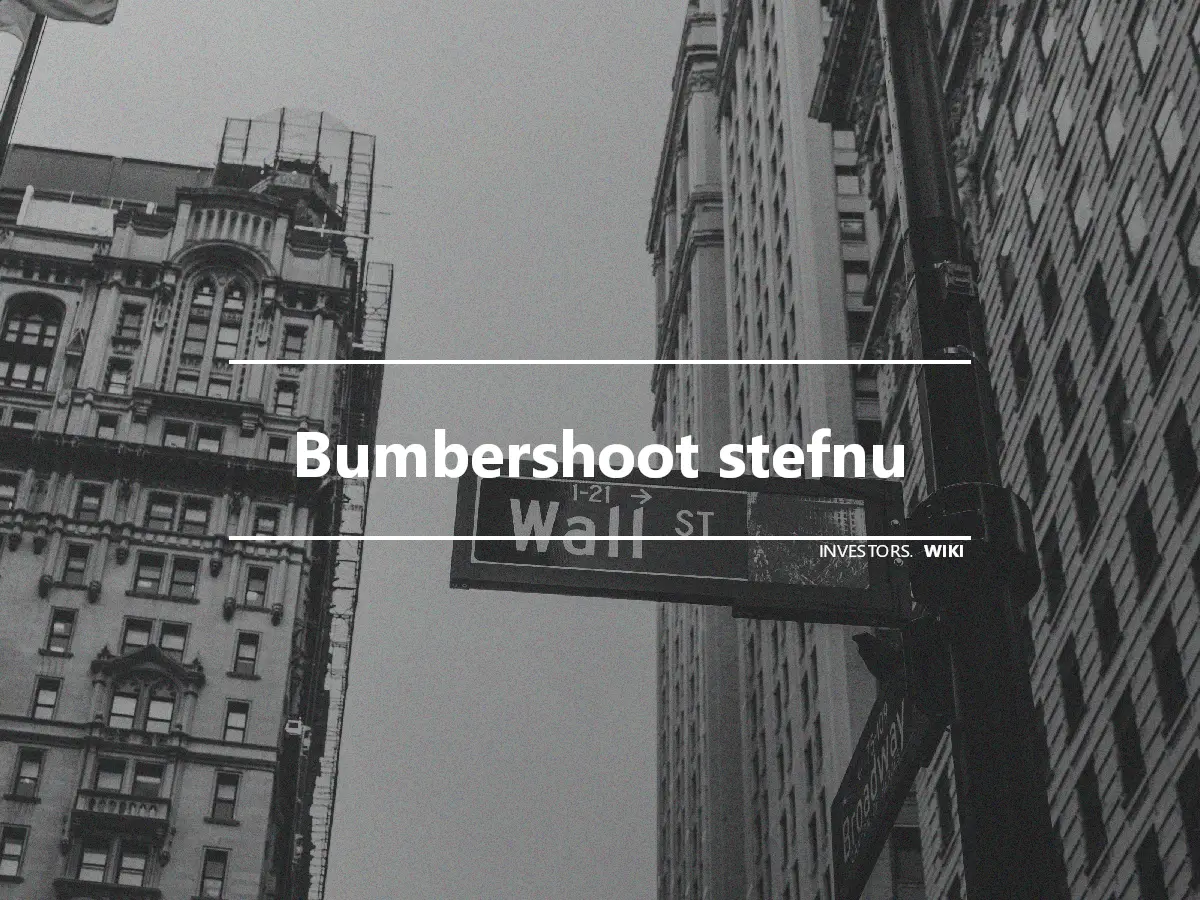 Bumbershoot stefnu