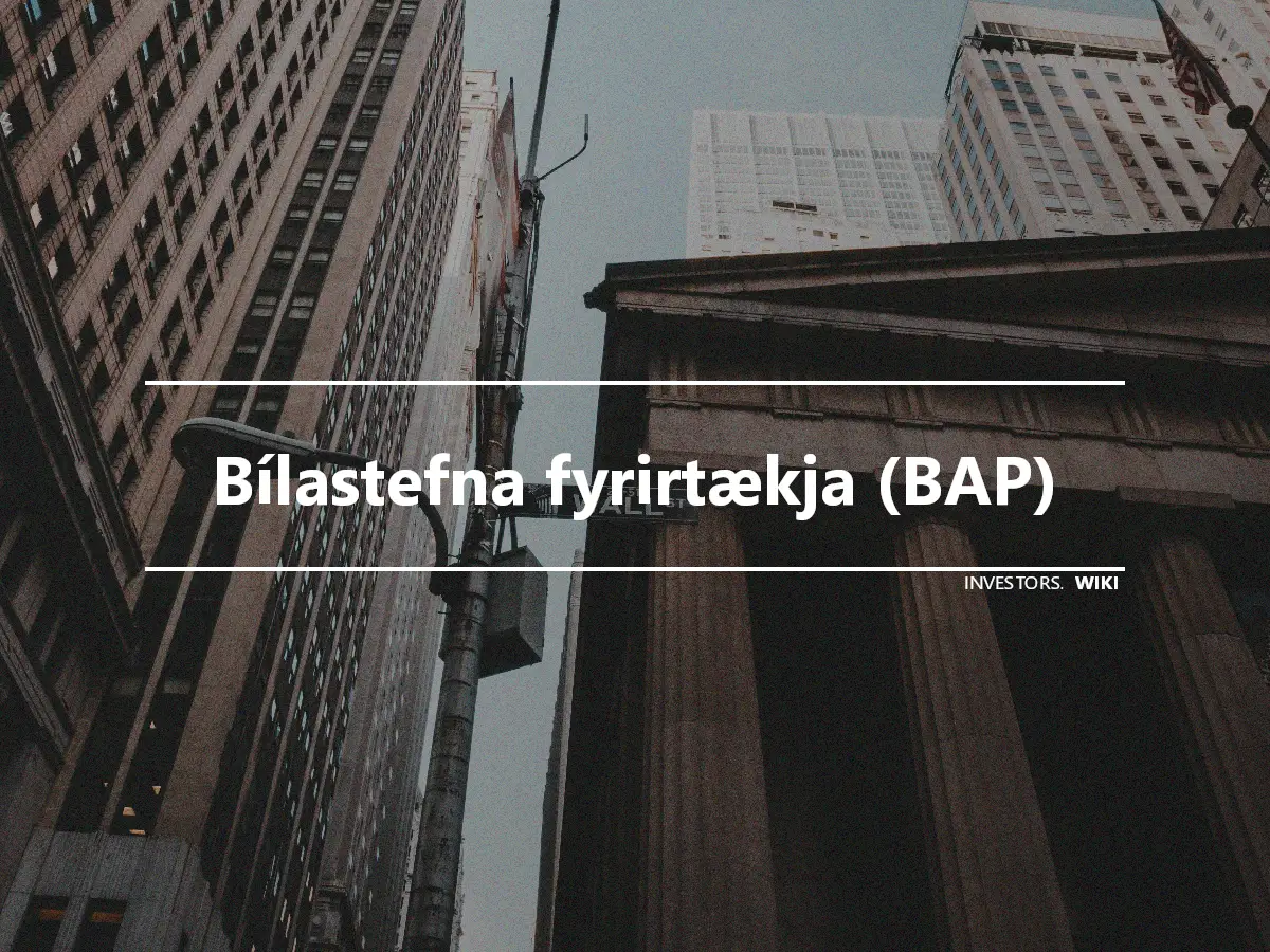 Bílastefna fyrirtækja (BAP)