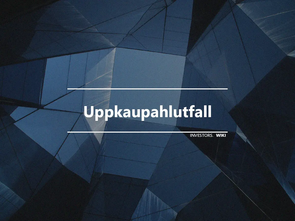 Uppkaupahlutfall