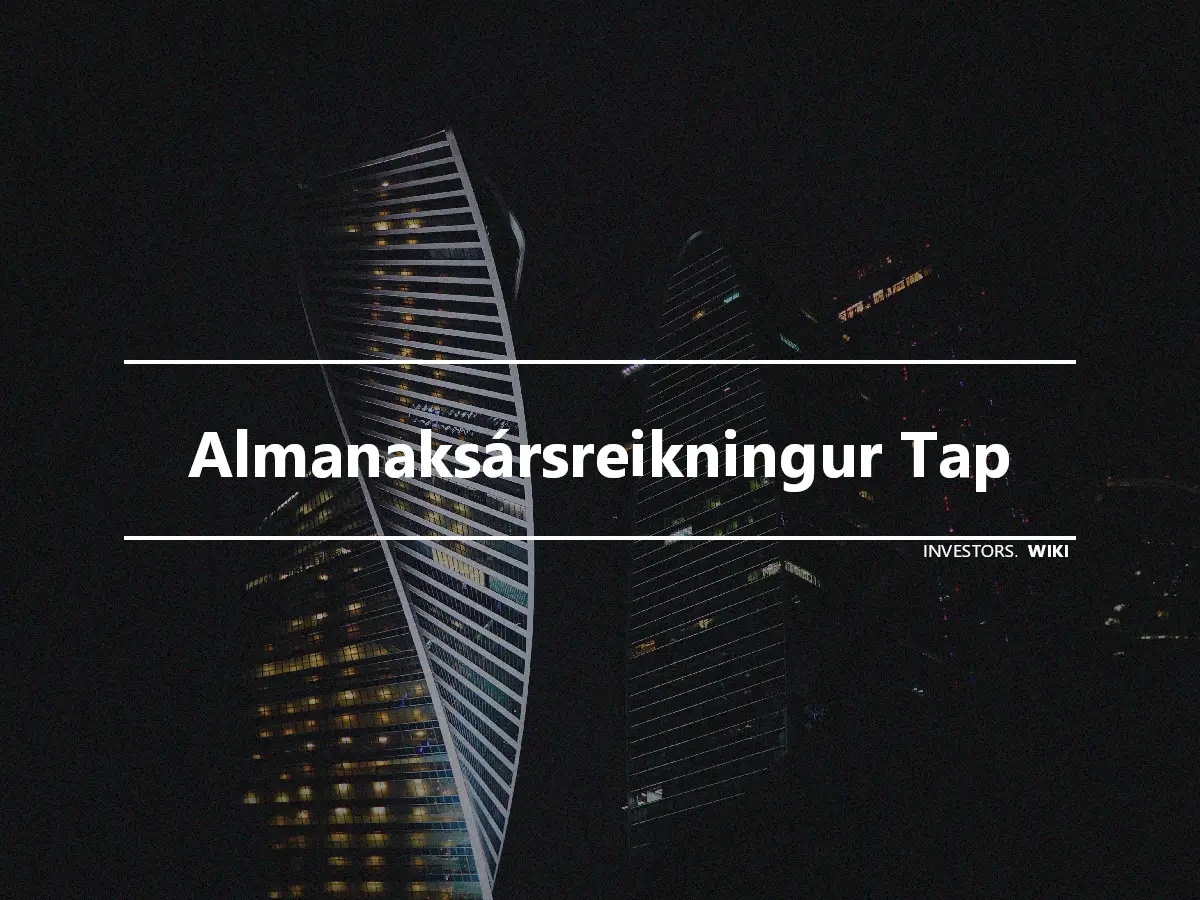 Almanaksársreikningur Tap