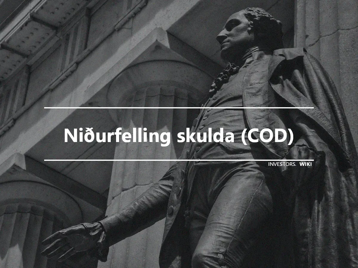 Niðurfelling skulda (COD)