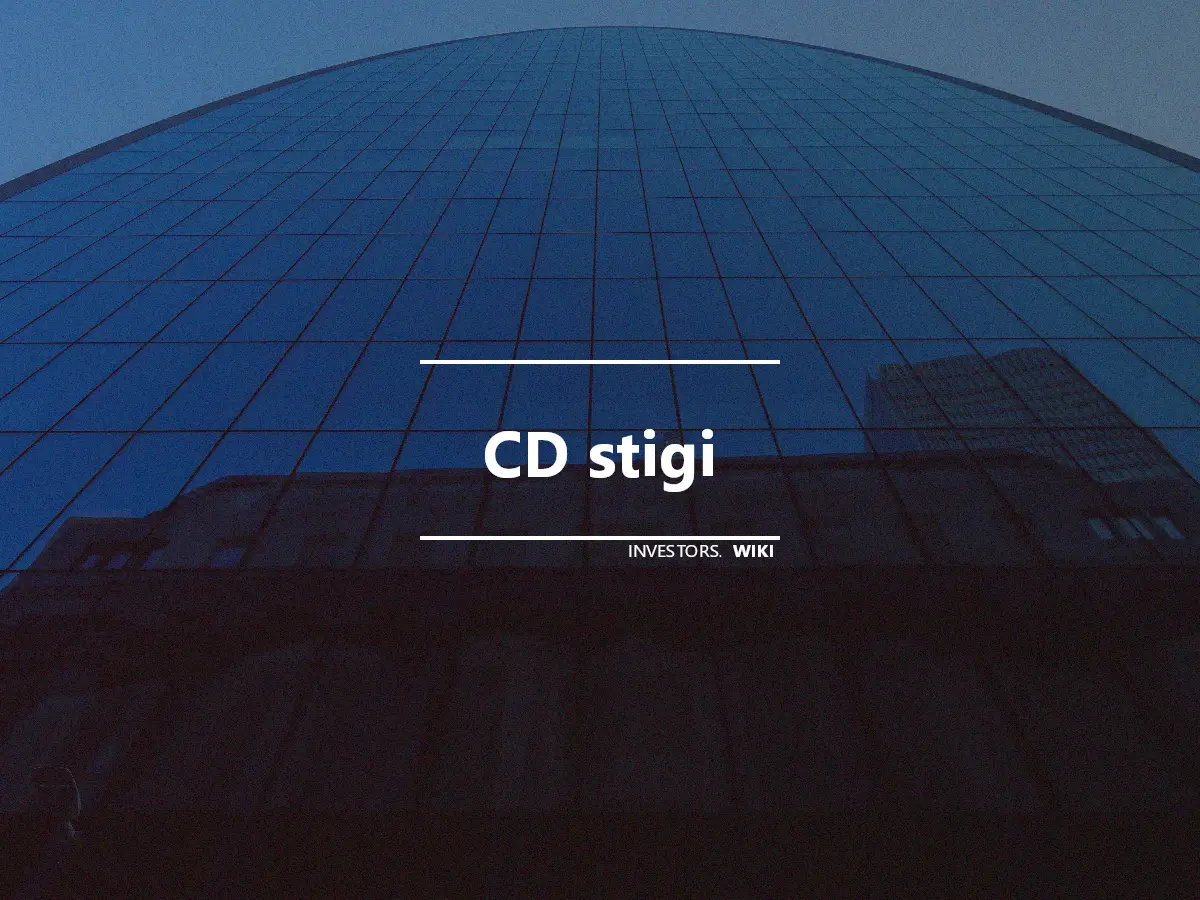 CD stigi