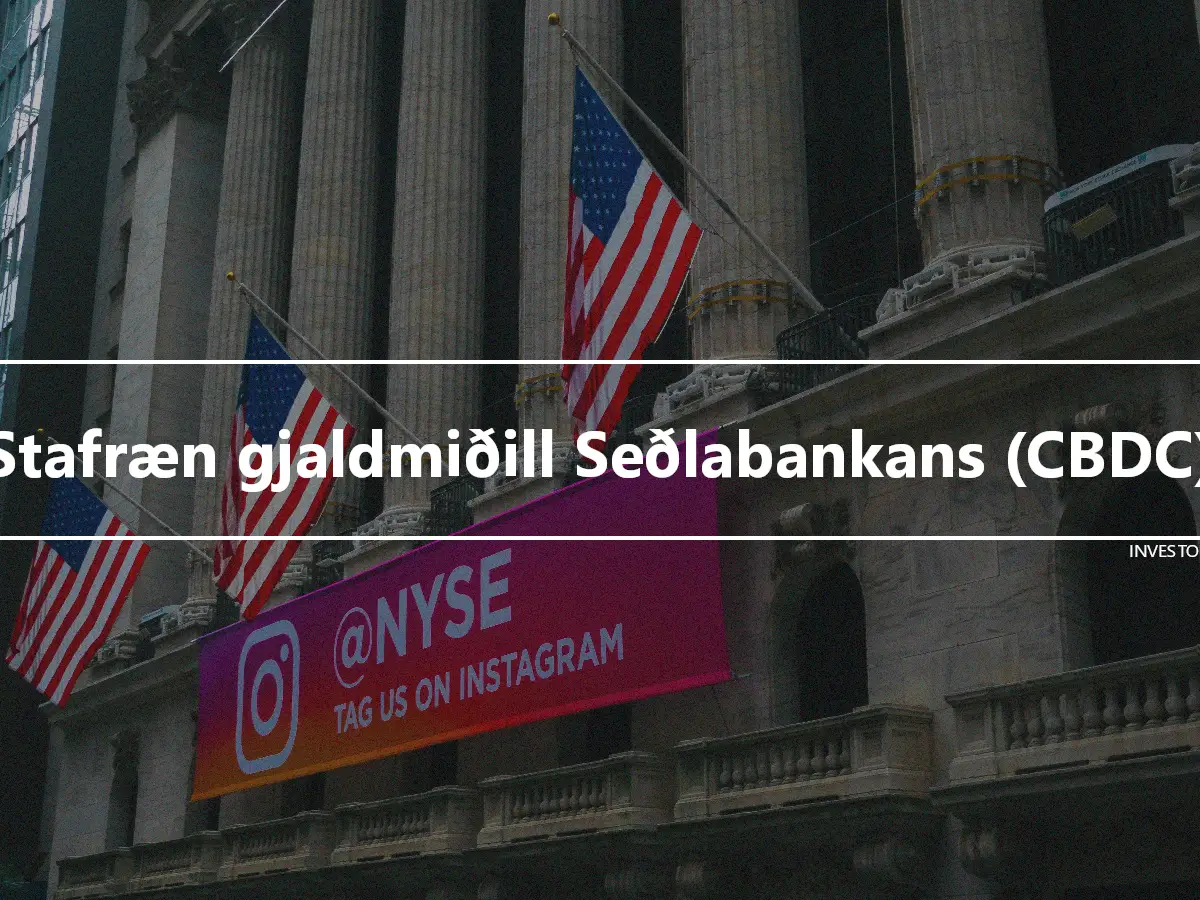 Stafræn gjaldmiðill Seðlabankans (CBDC)