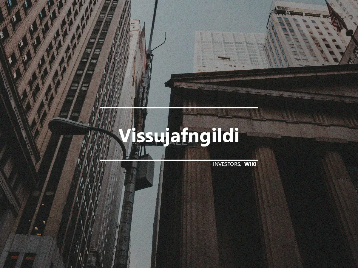 Vissujafngildi