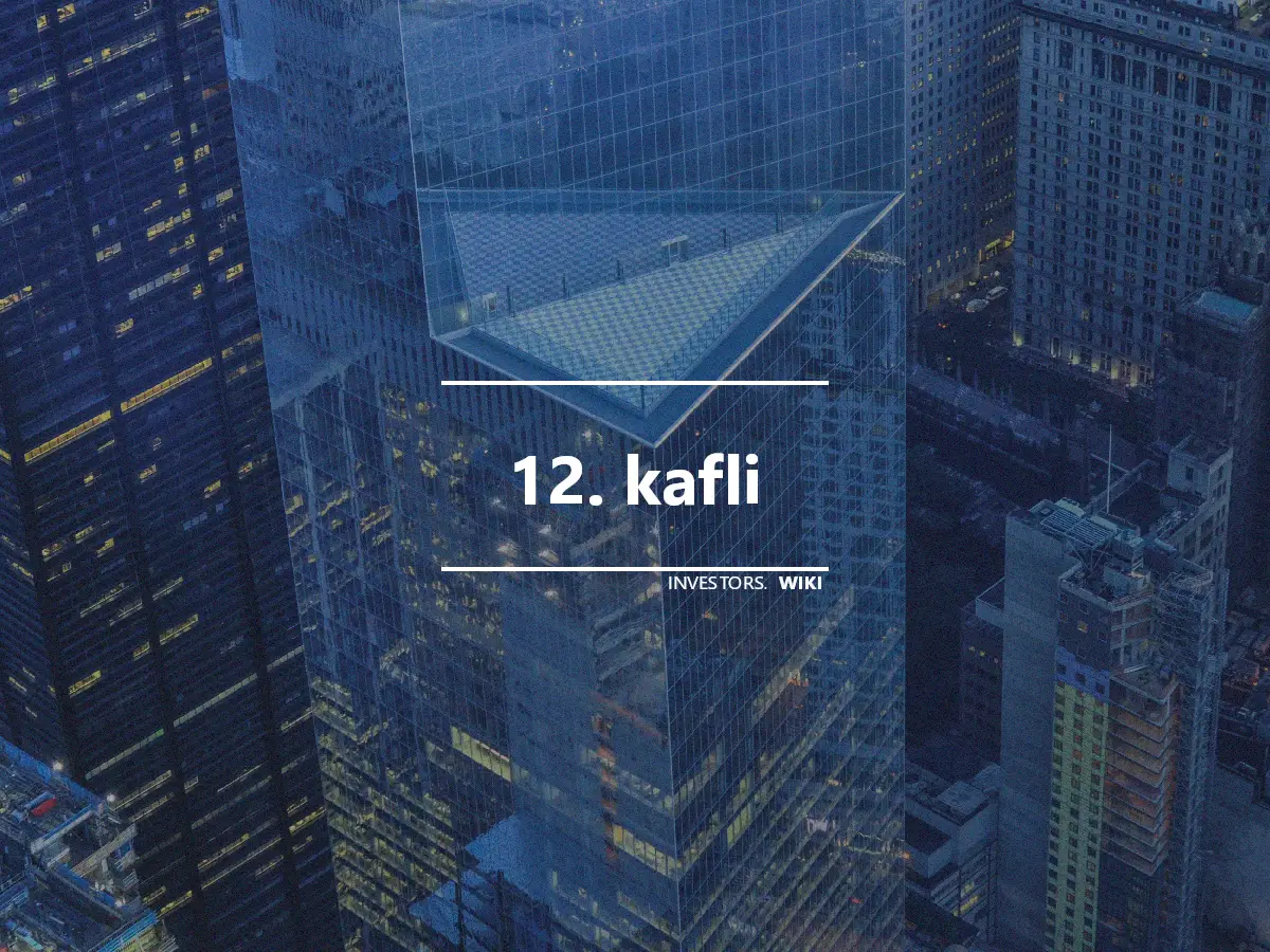 12. kafli