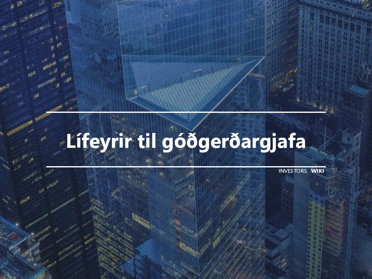 Lífeyrir til góðgerðargjafa