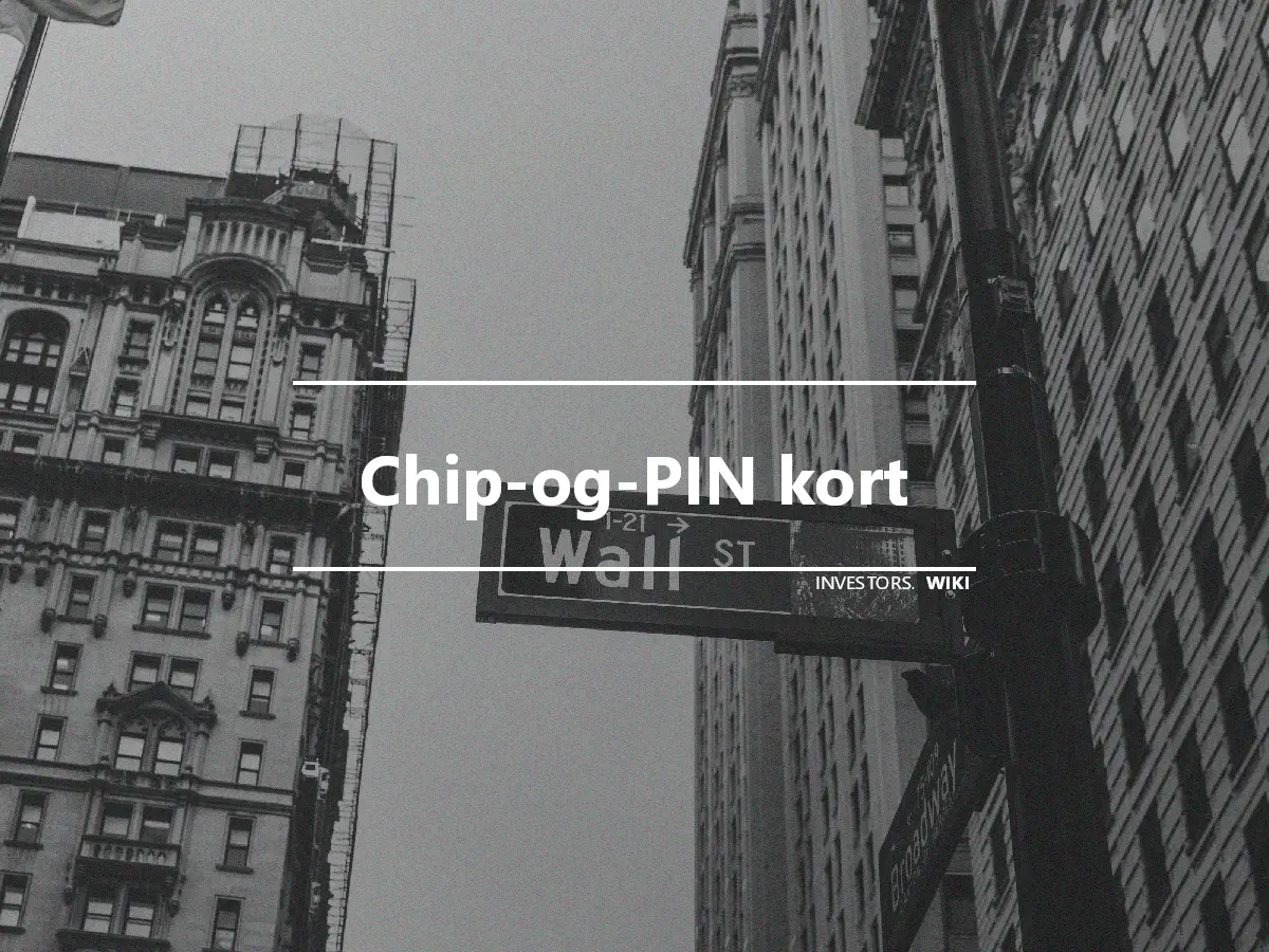 Chip-og-PIN kort