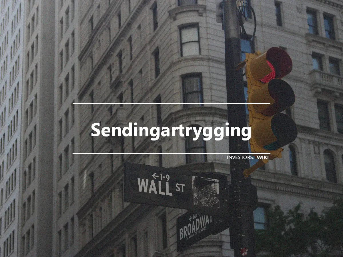 Sendingartrygging