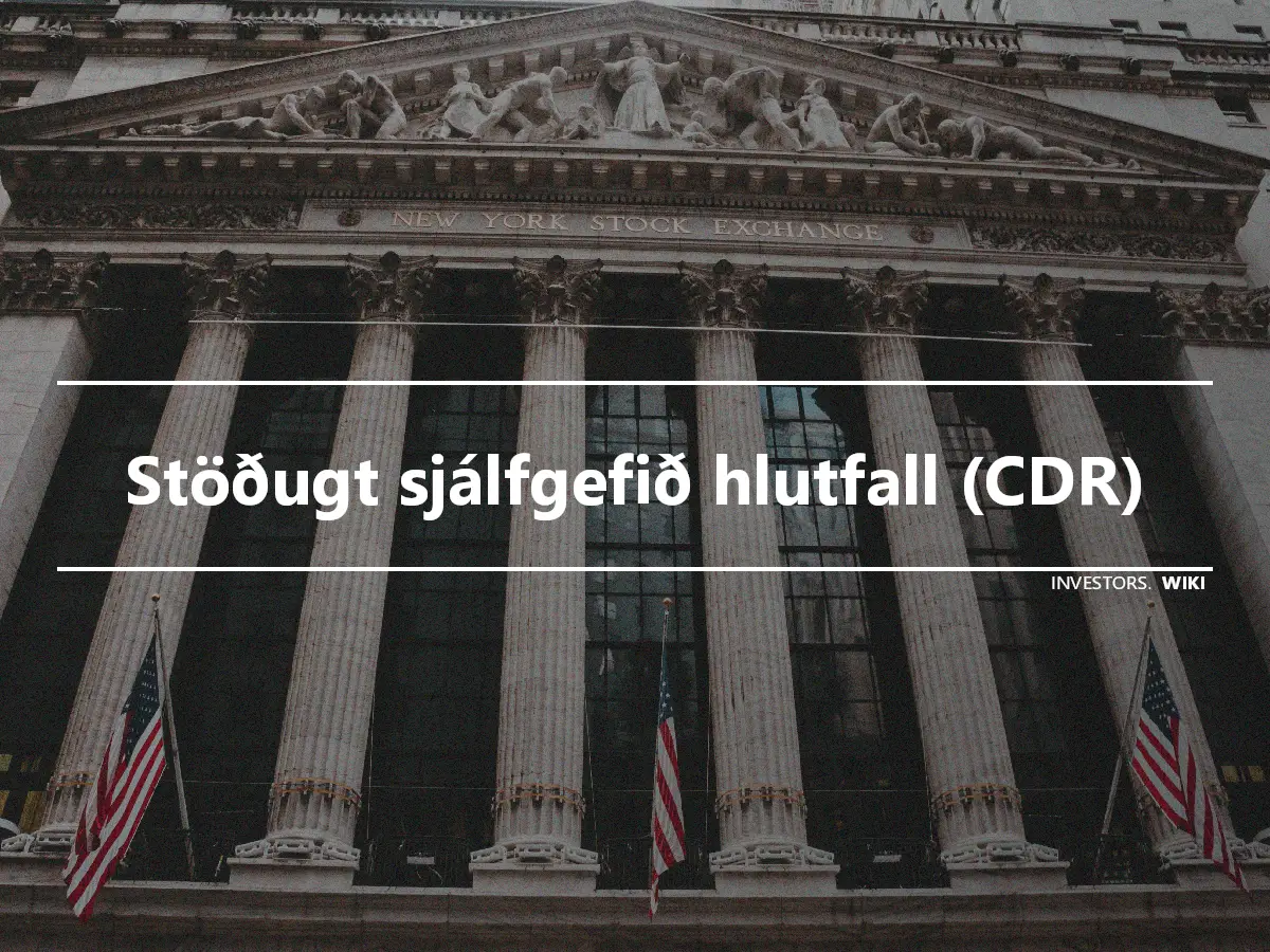 Stöðugt sjálfgefið hlutfall (CDR)