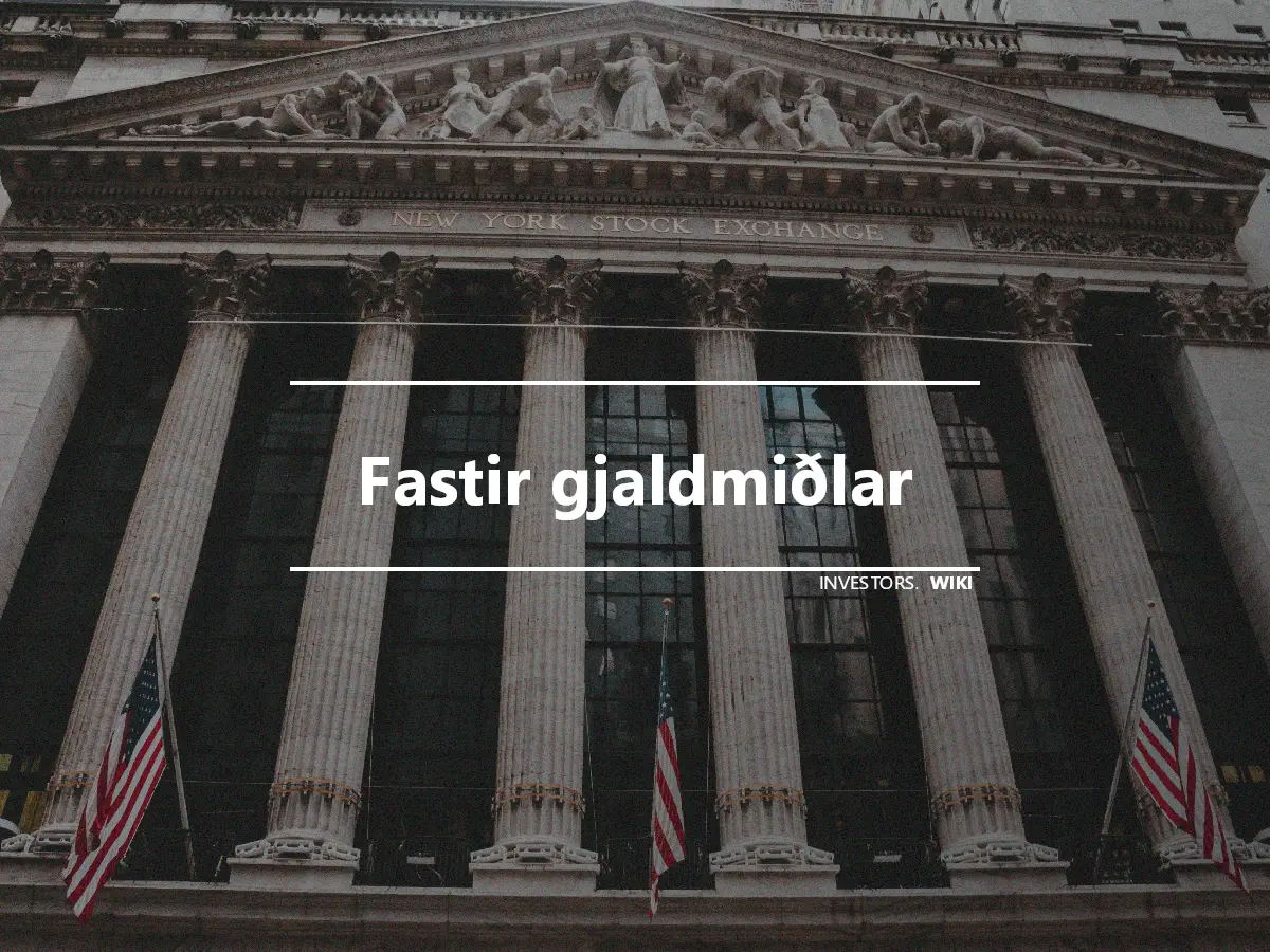 Fastir gjaldmiðlar