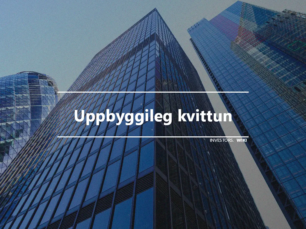 Uppbyggileg kvittun