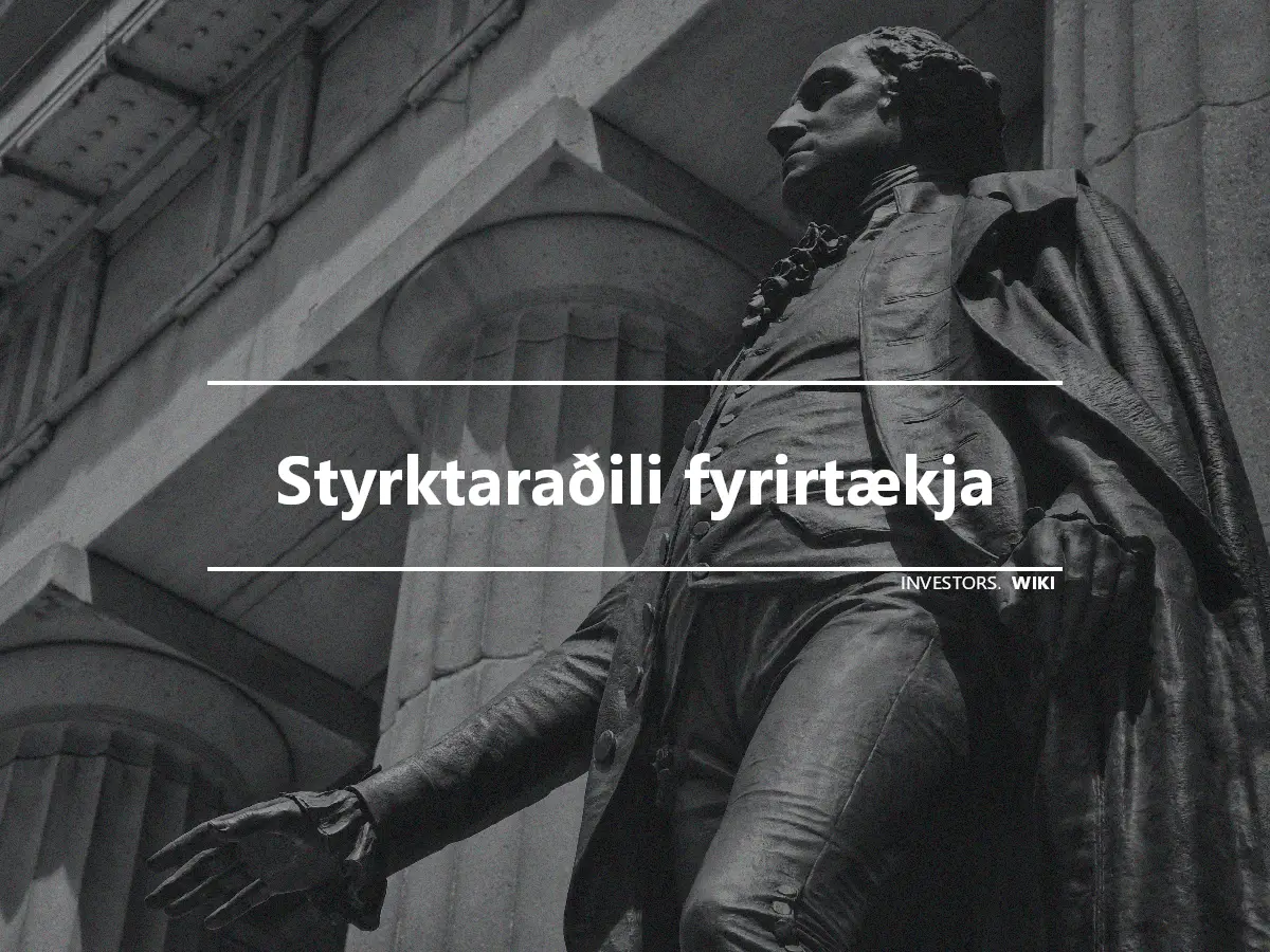 Styrktaraðili fyrirtækja