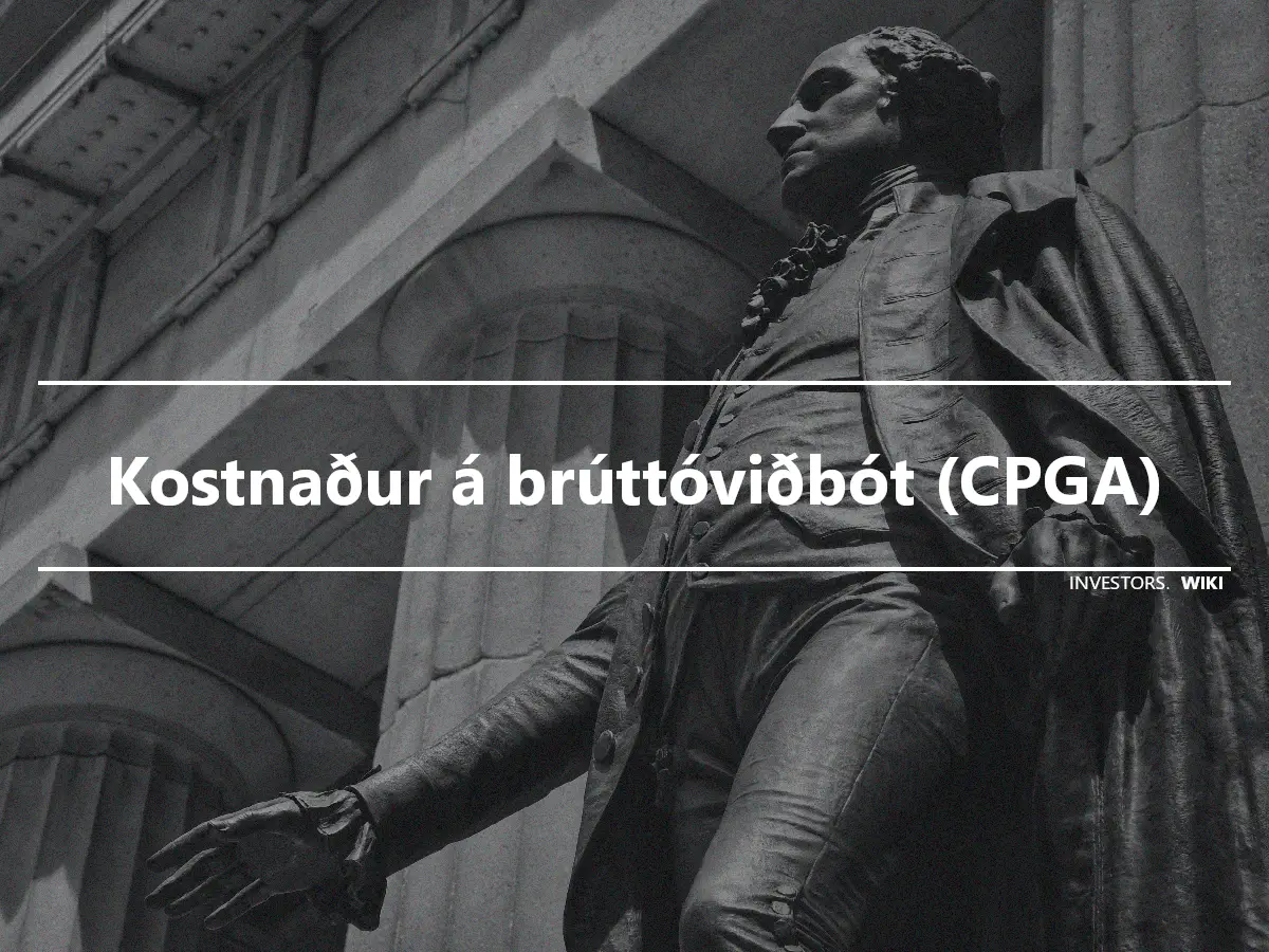 Kostnaður á brúttóviðbót (CPGA)