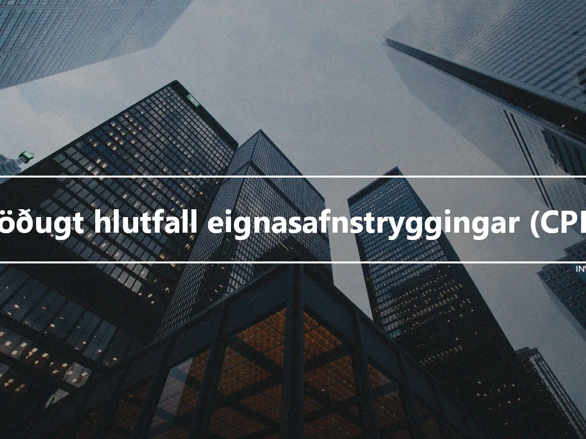 Stöðugt hlutfall eignasafnstryggingar (CPPI)