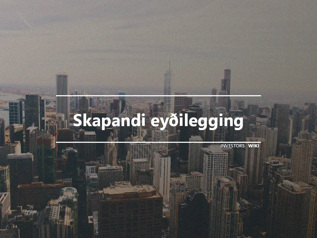 Skapandi eyðilegging