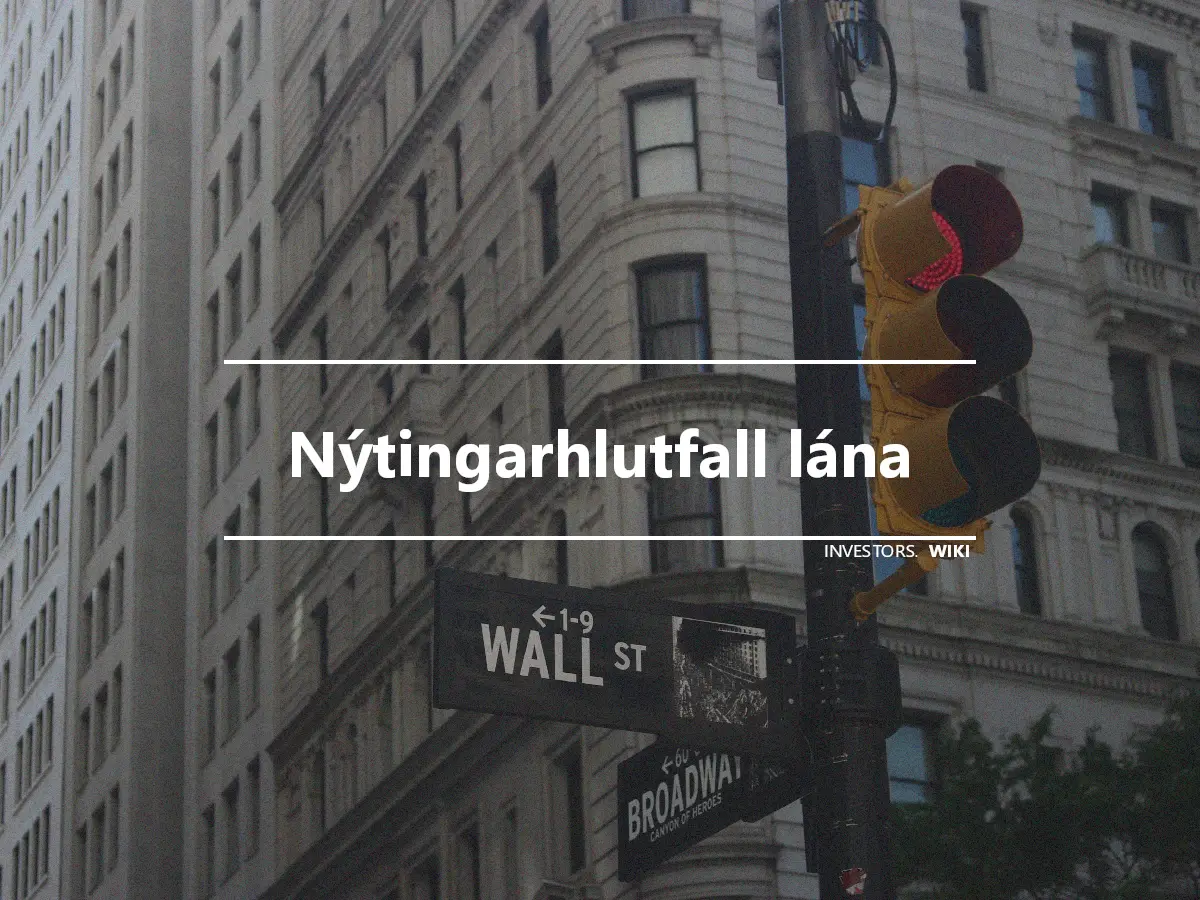 Nýtingarhlutfall lána