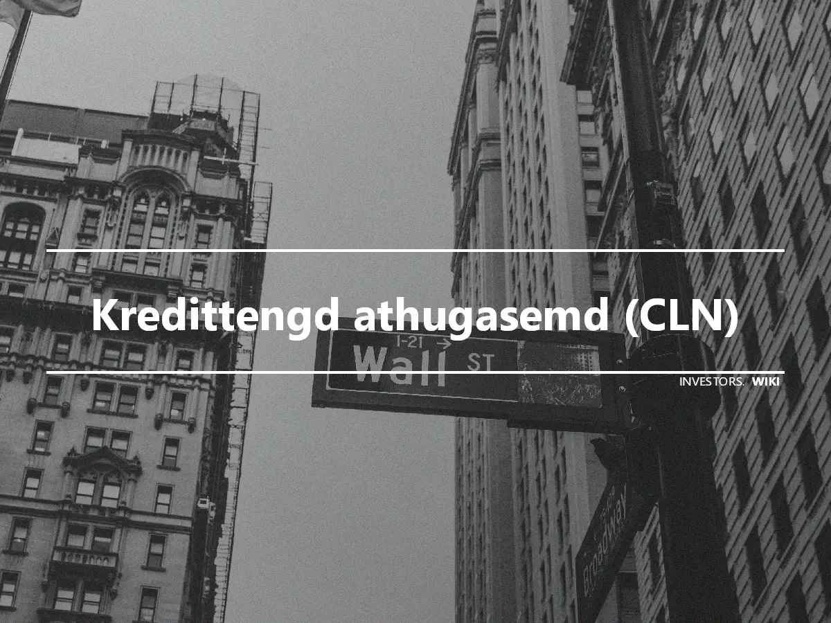 Kredittengd athugasemd (CLN)