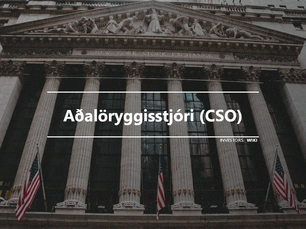 Aðalöryggisstjóri (CSO)