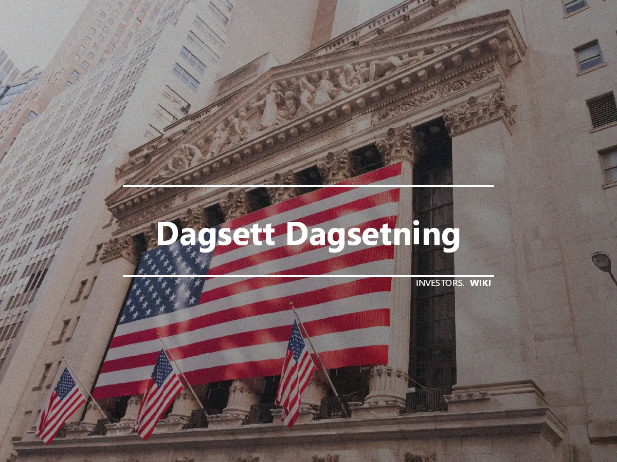 Dagsett Dagsetning