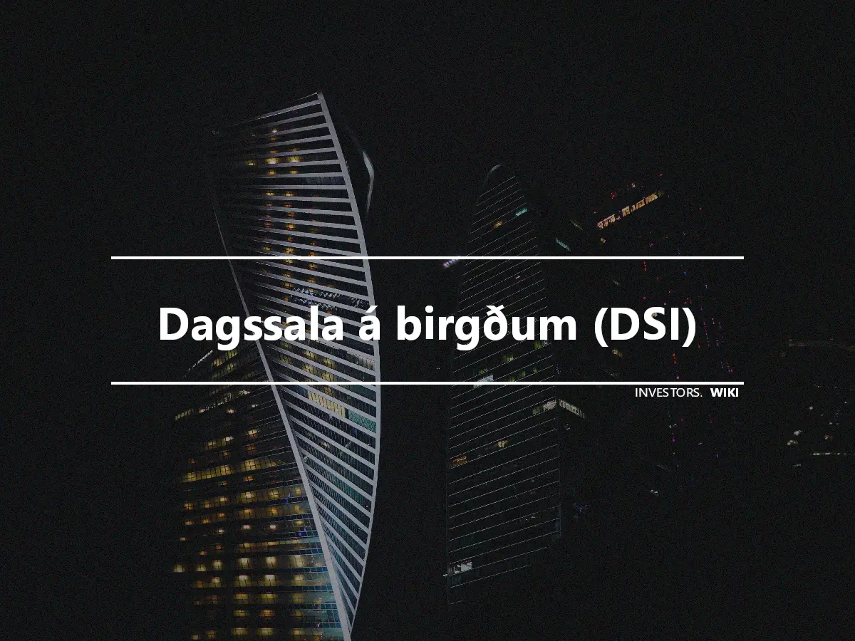 Dagssala á birgðum (DSI)