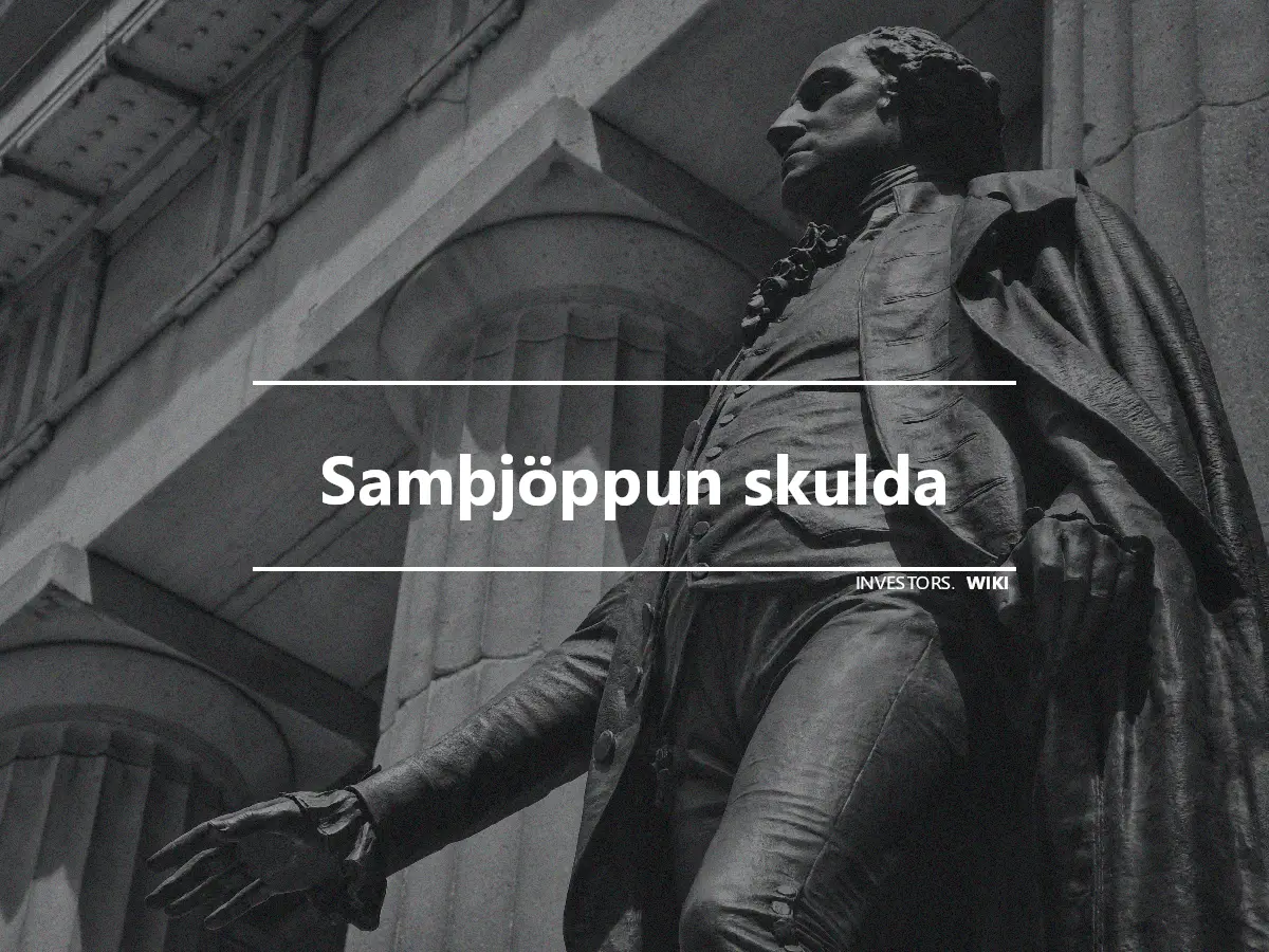 Samþjöppun skulda