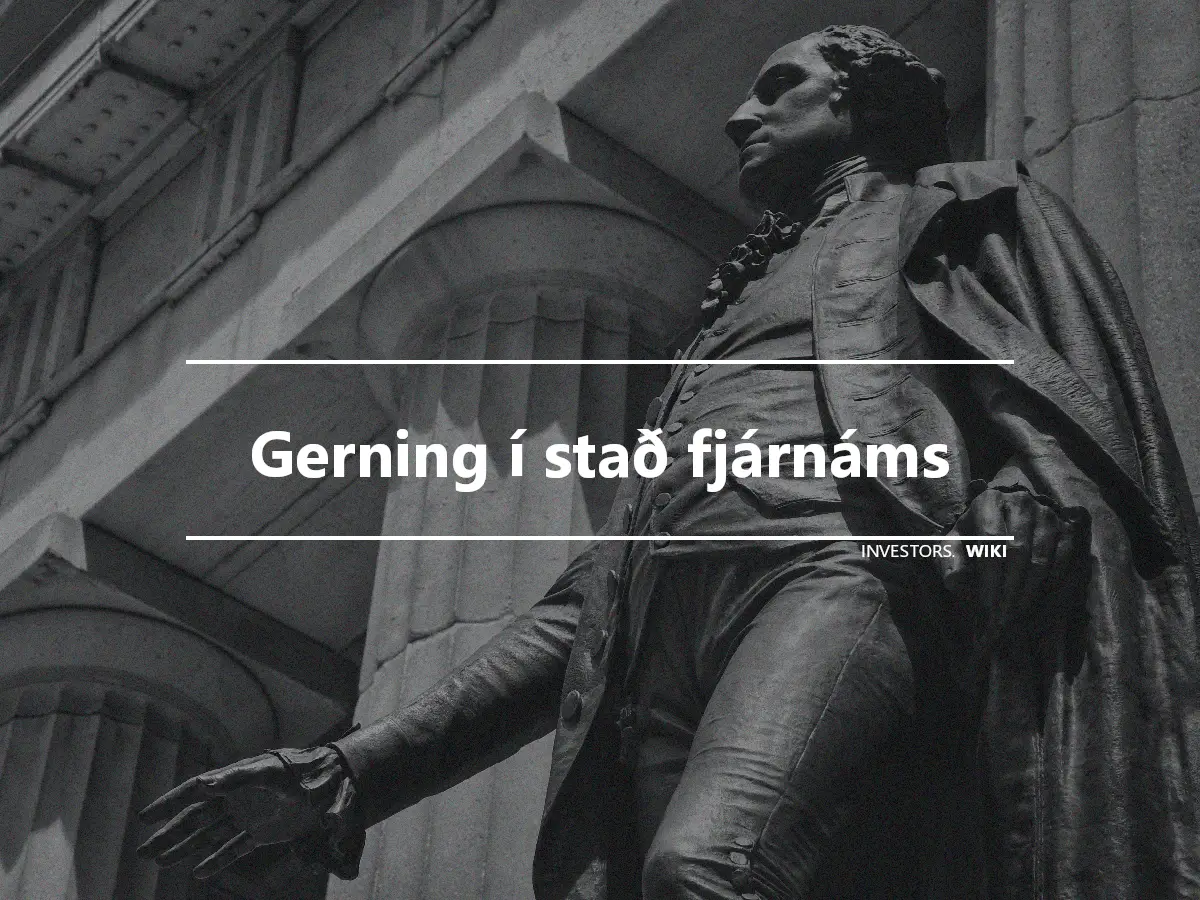 Gerning í stað fjárnáms