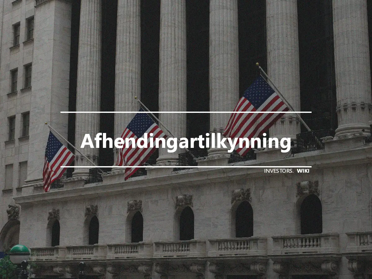 Afhendingartilkynning