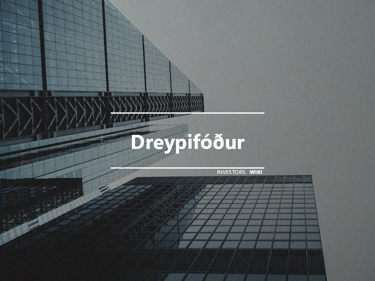 Dreypifóður