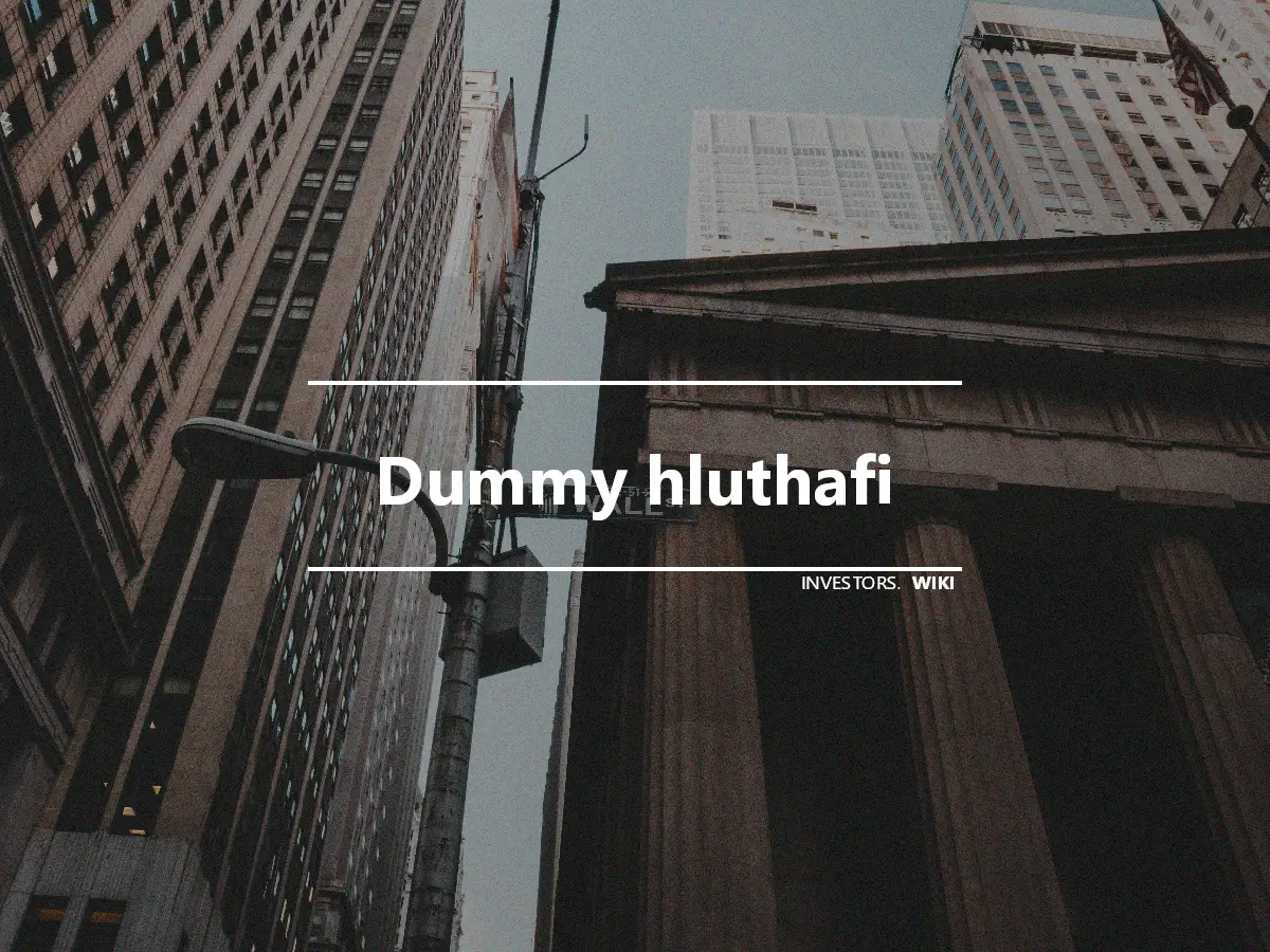 Dummy hluthafi