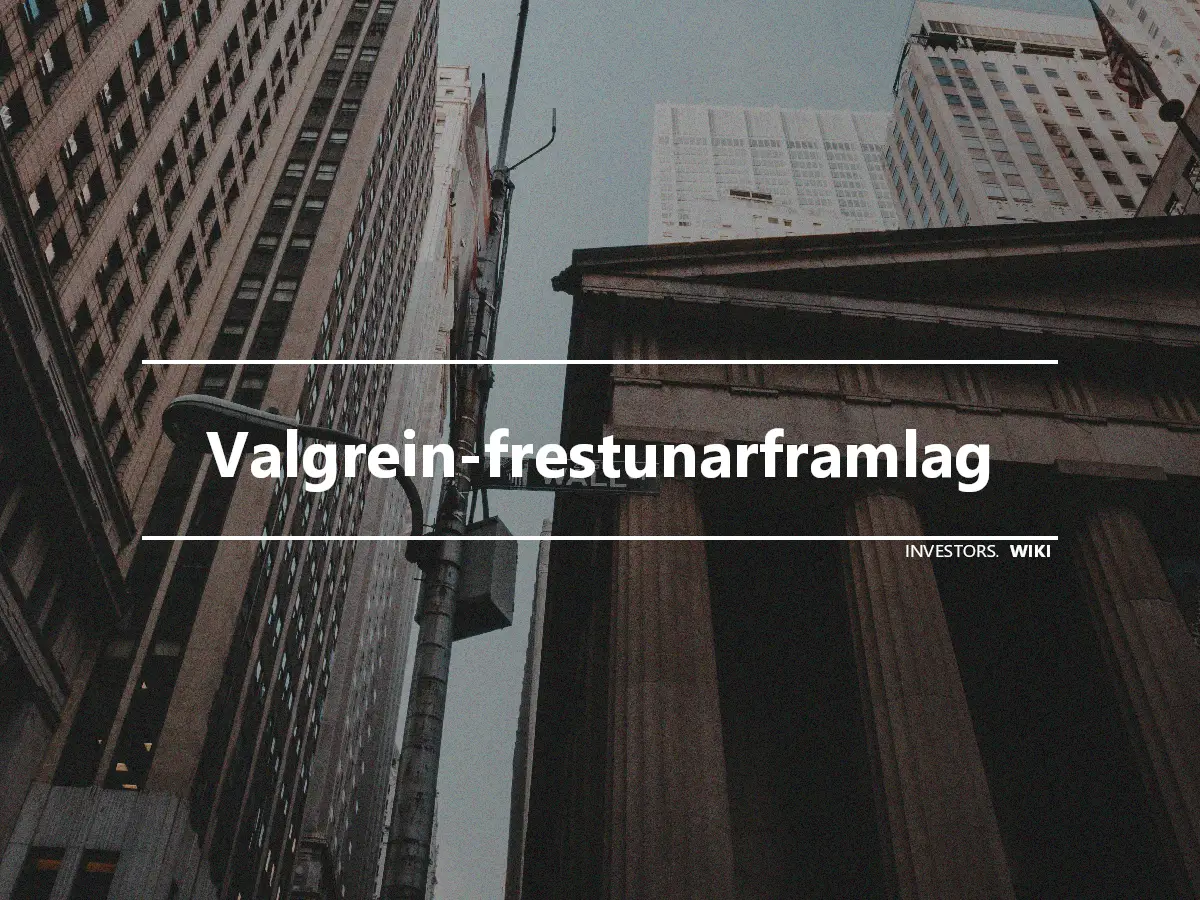 Valgrein-frestunarframlag