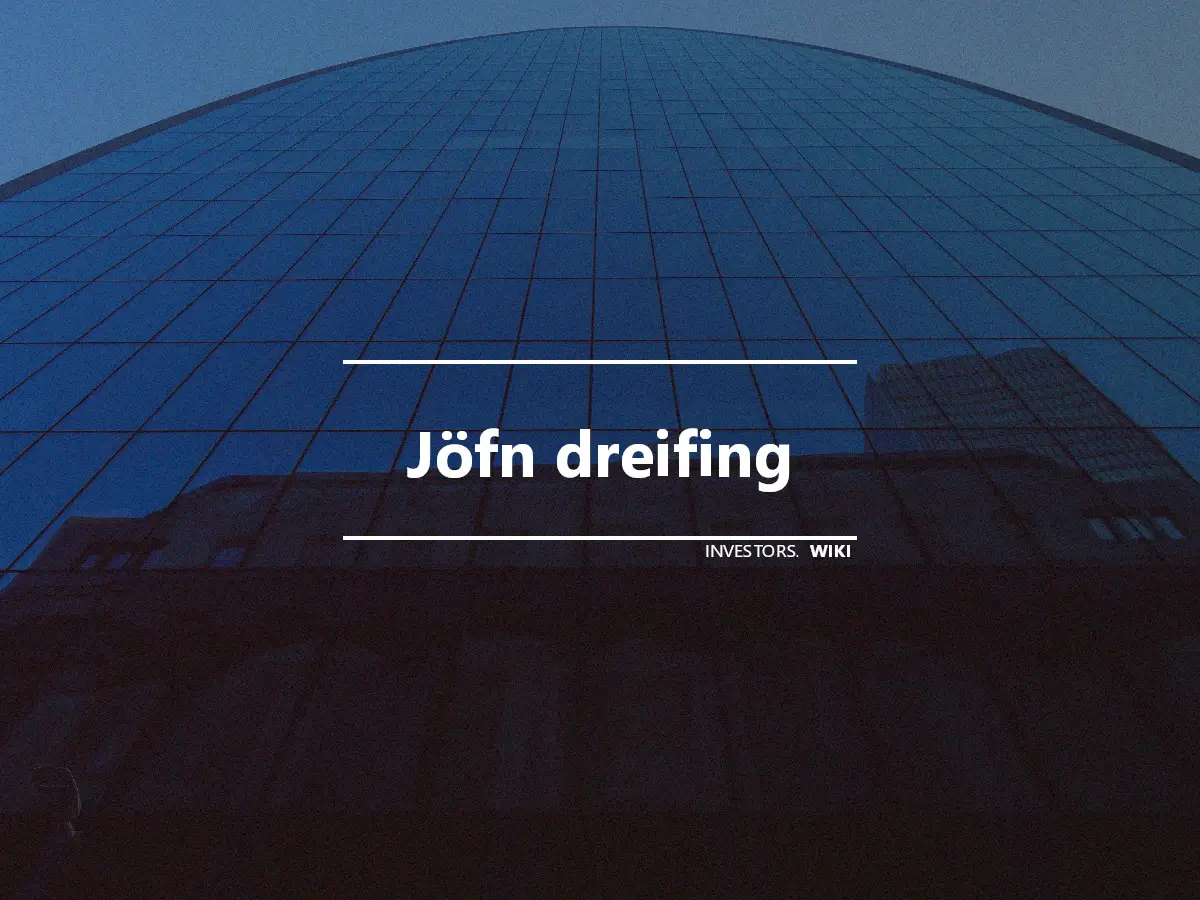 Jöfn dreifing