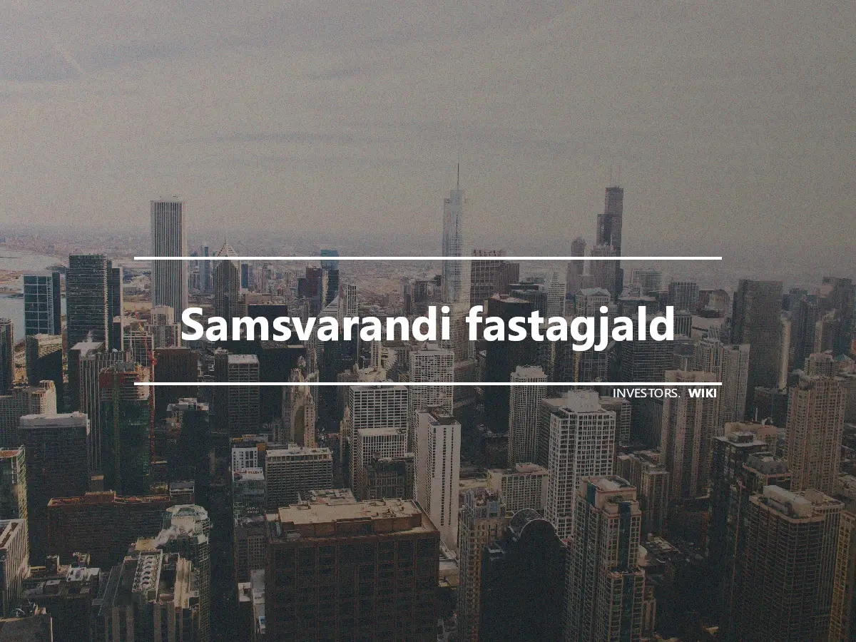 Samsvarandi fastagjald