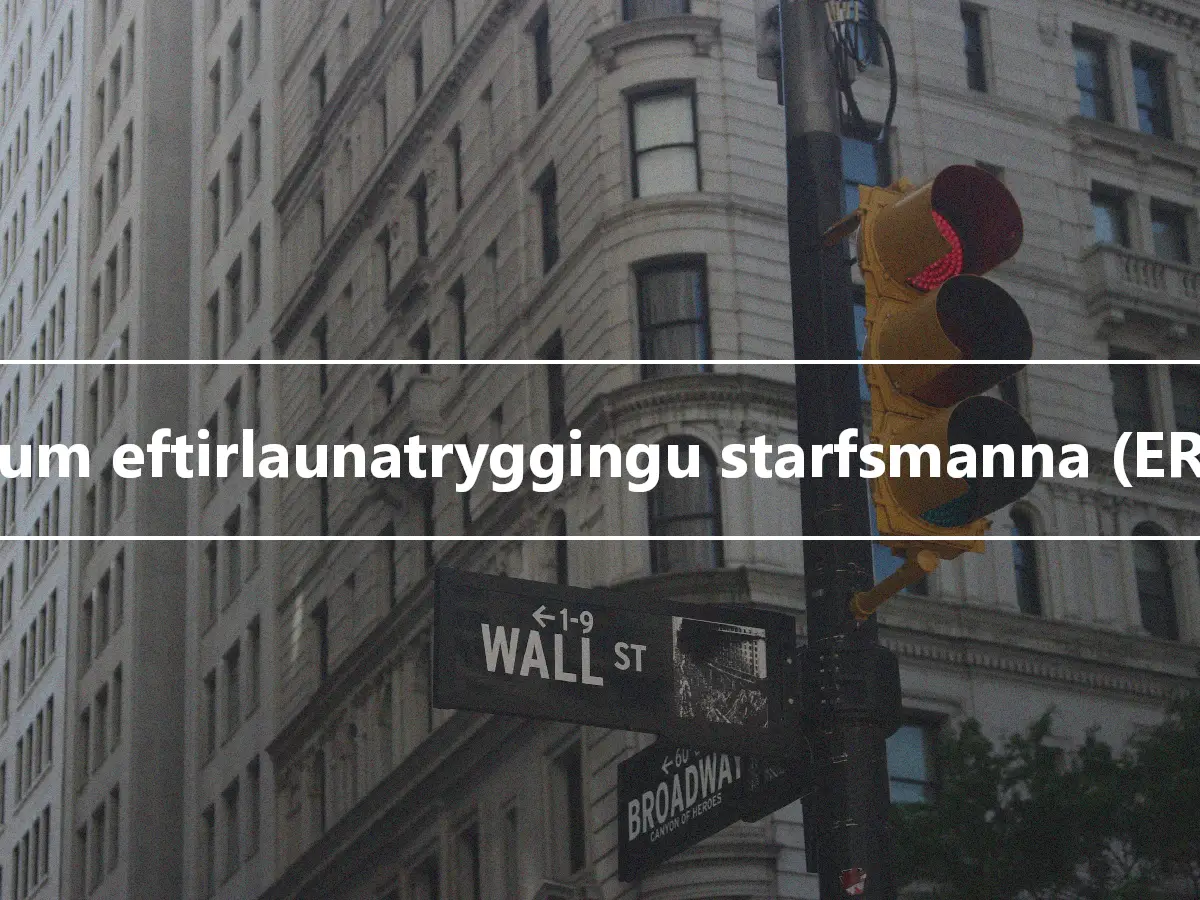 Lög um eftirlaunatryggingu starfsmanna (ERISA)