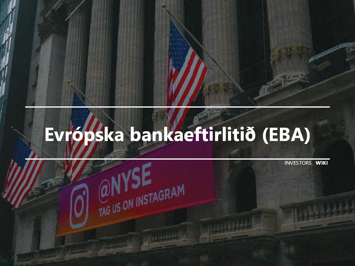 Evrópska bankaeftirlitið (EBA)