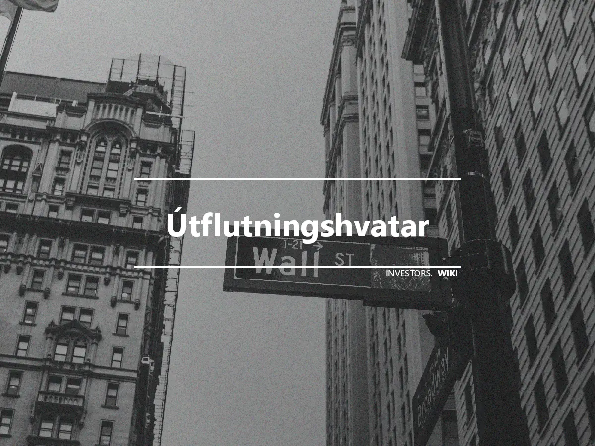 Útflutningshvatar