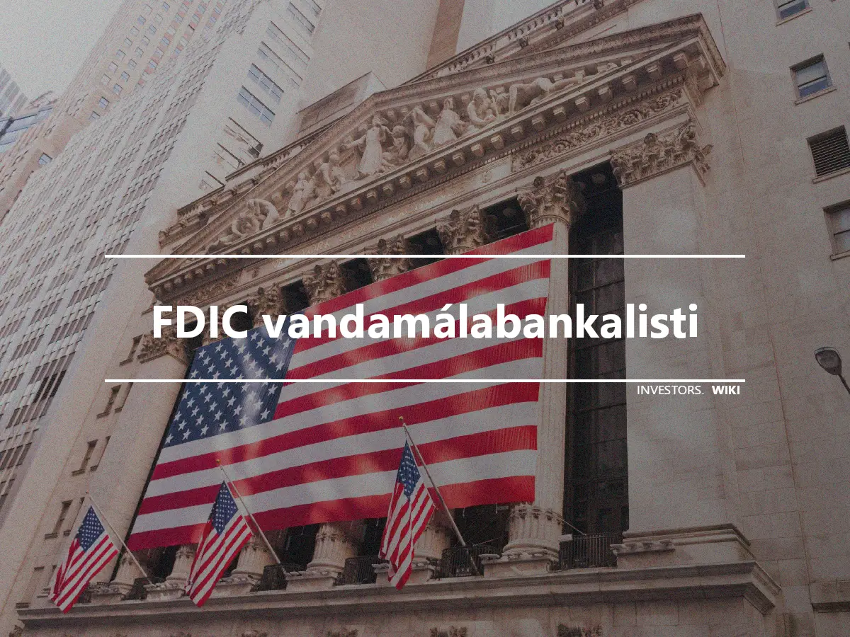 FDIC vandamálabankalisti