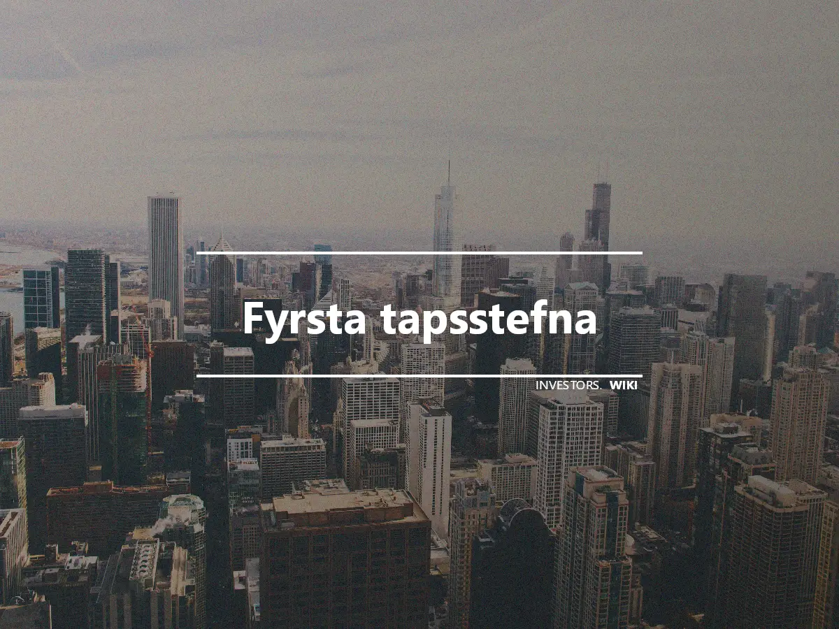 Fyrsta tapsstefna