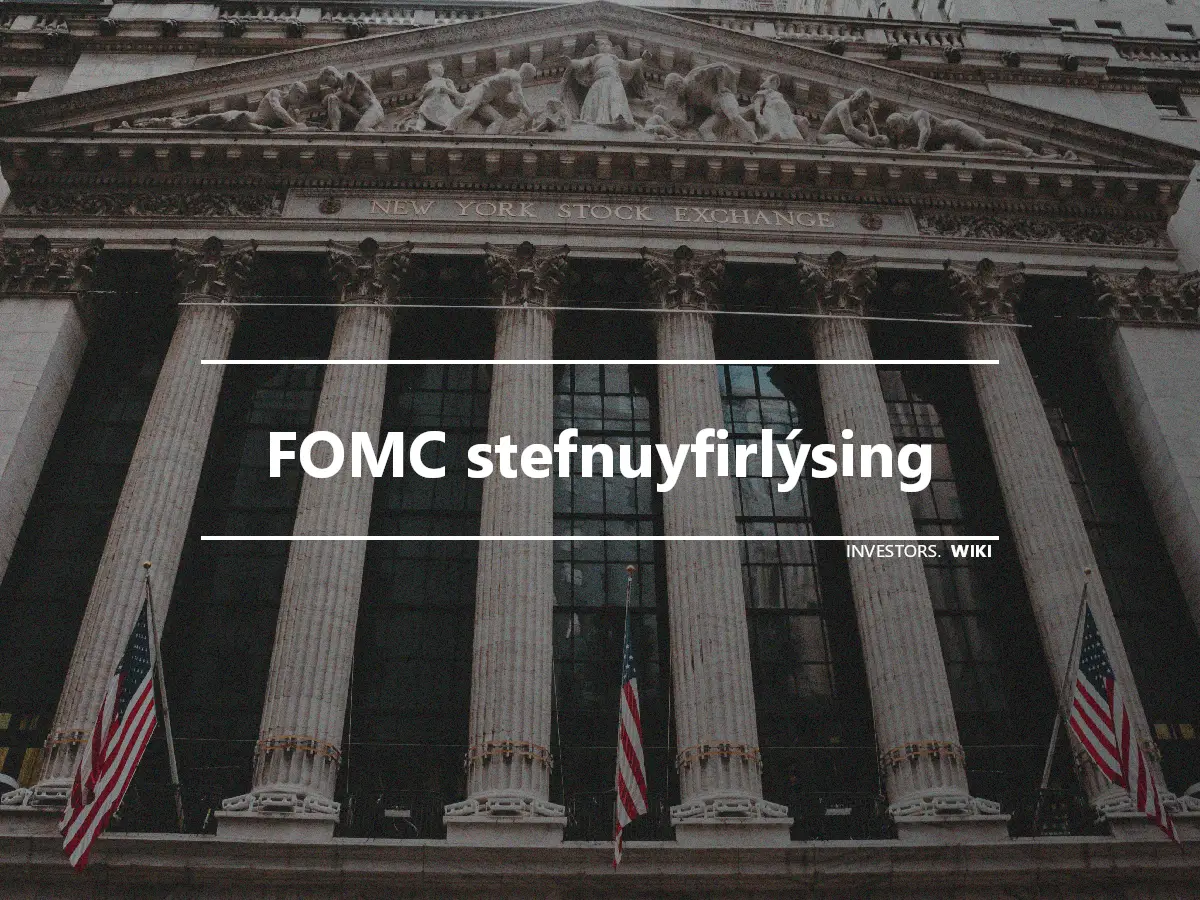 FOMC stefnuyfirlýsing