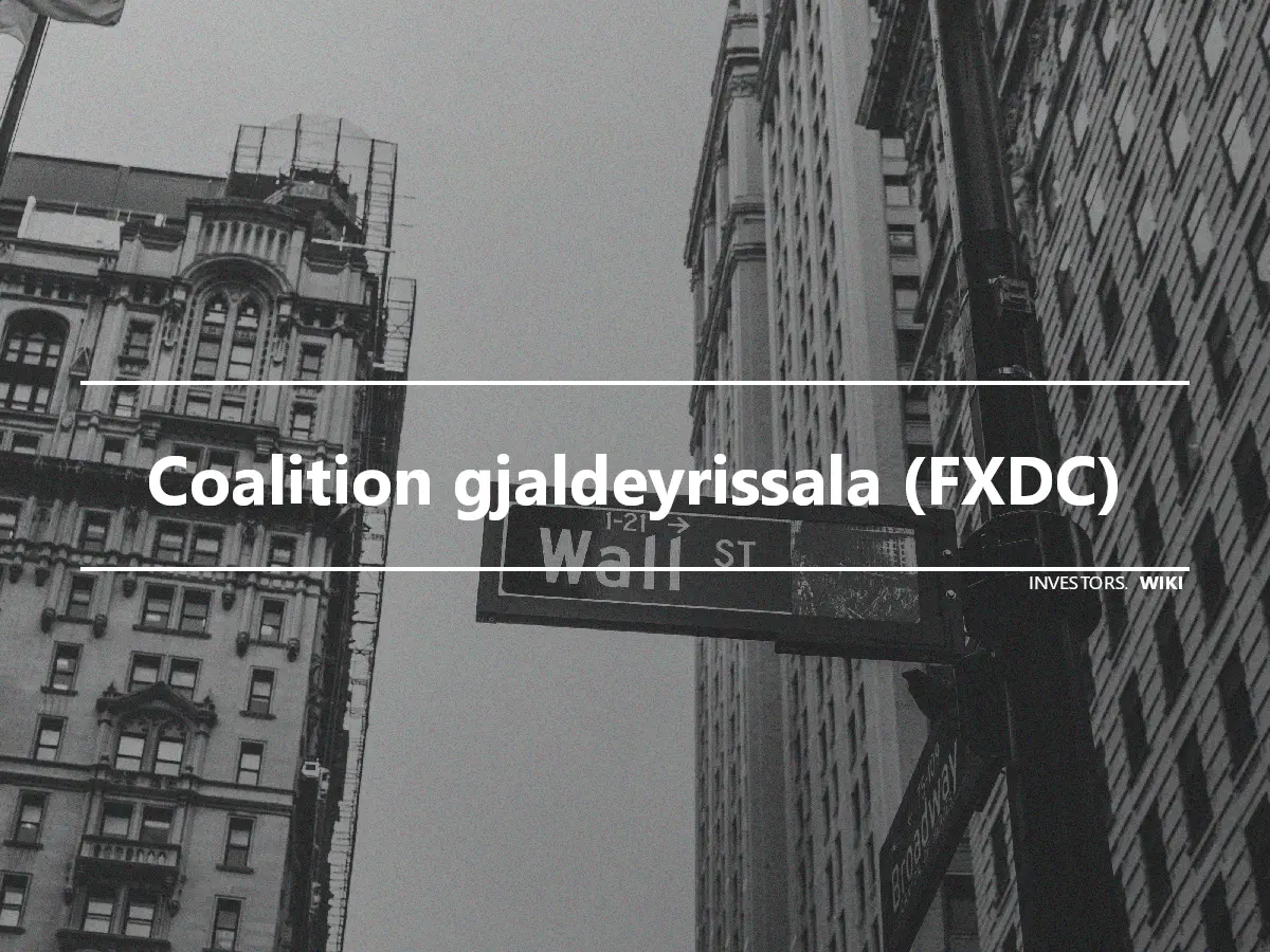 Coalition gjaldeyrissala (FXDC)