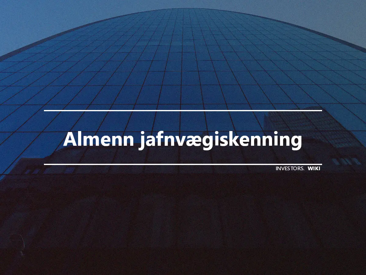 Almenn jafnvægiskenning