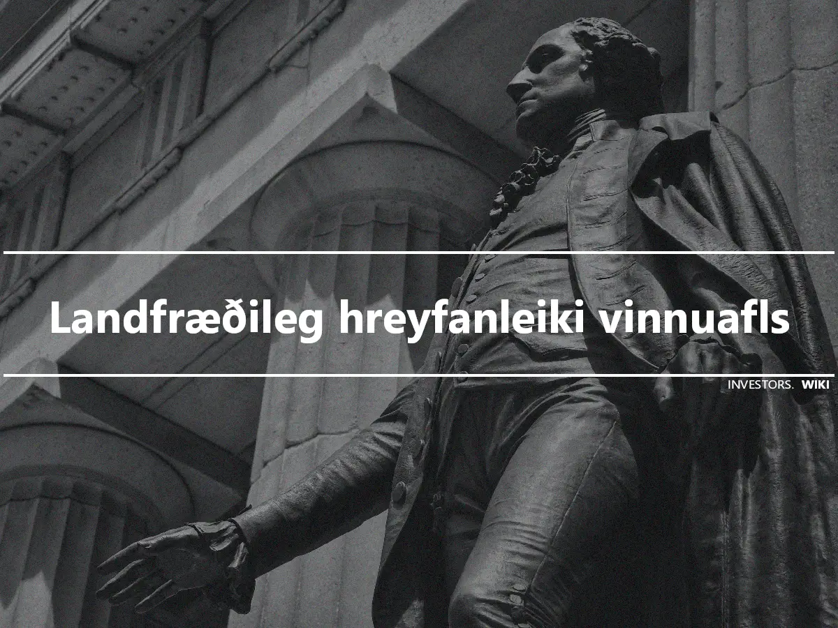 Landfræðileg hreyfanleiki vinnuafls