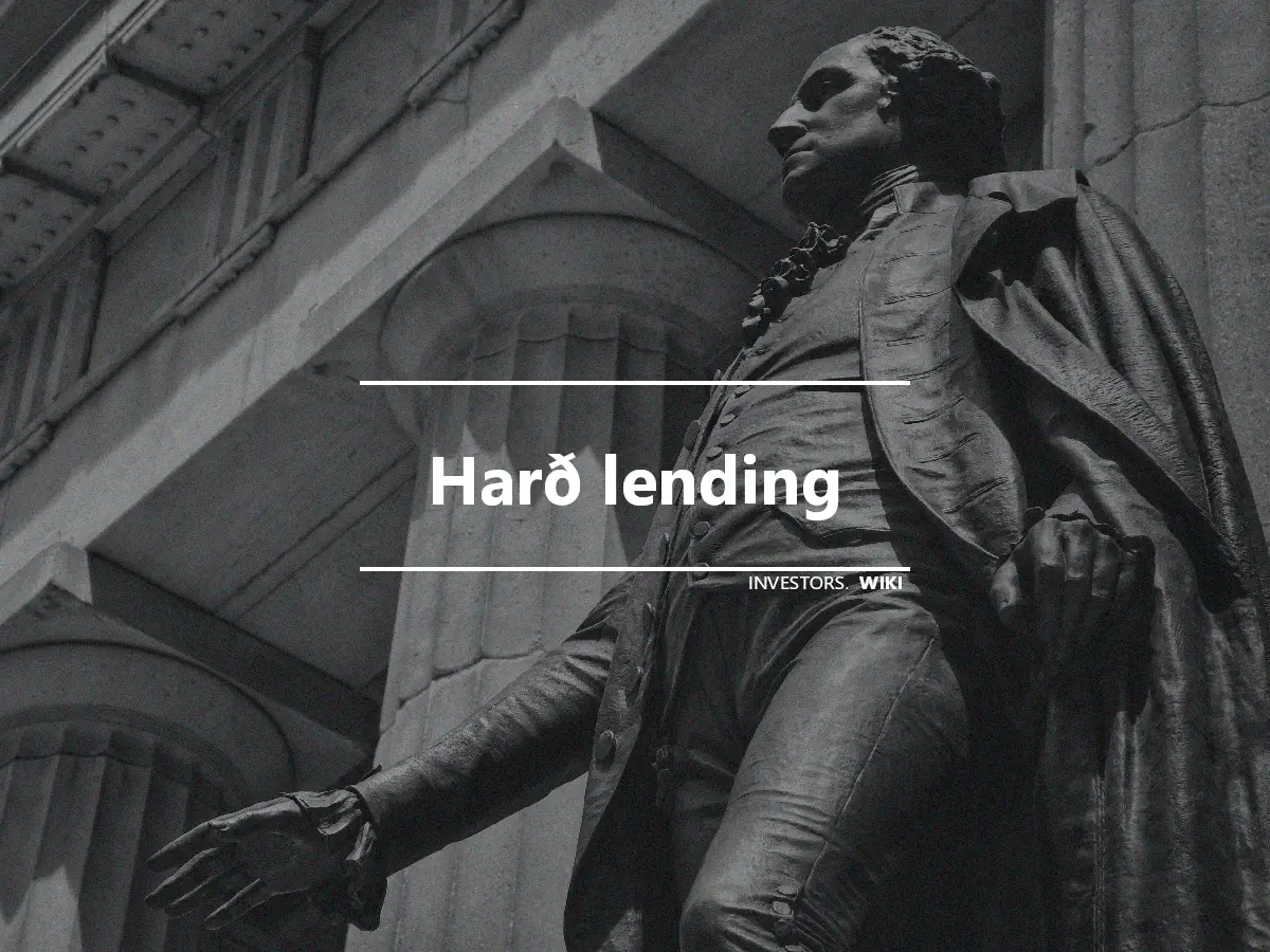 Harð lending