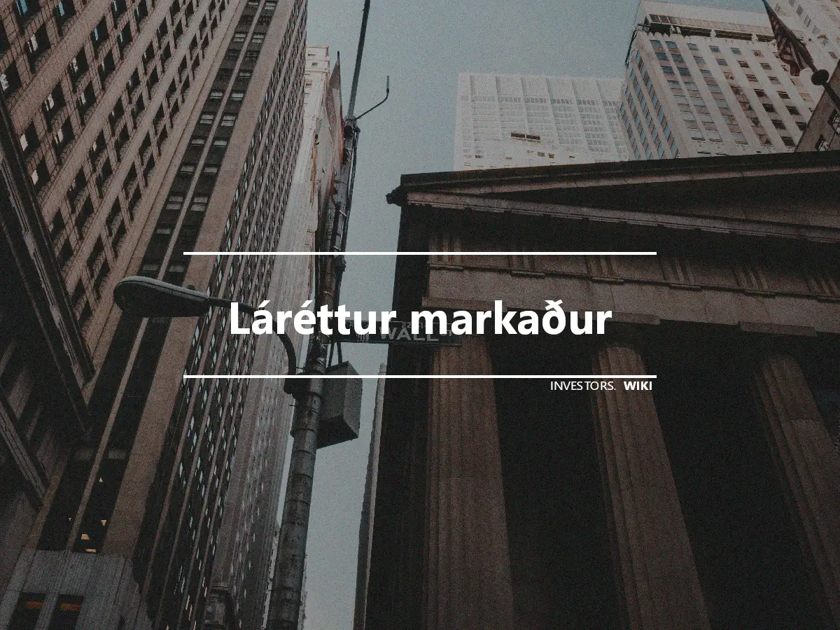 Láréttur markaður