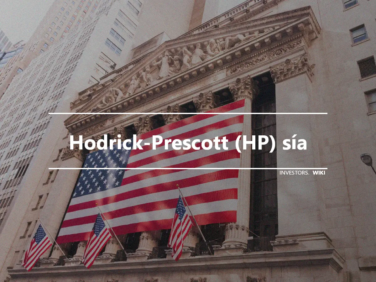 Hodrick-Prescott (HP) sía