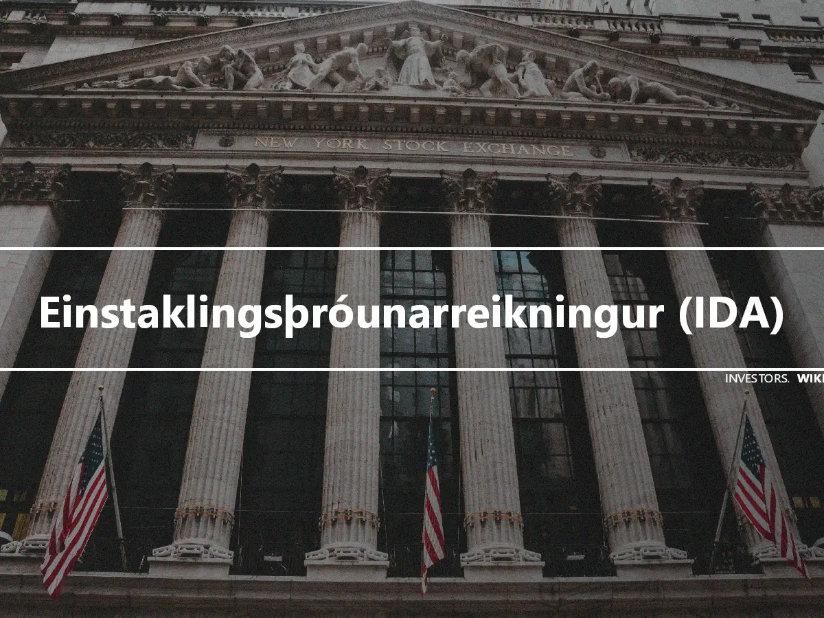 Einstaklingsþróunarreikningur (IDA)