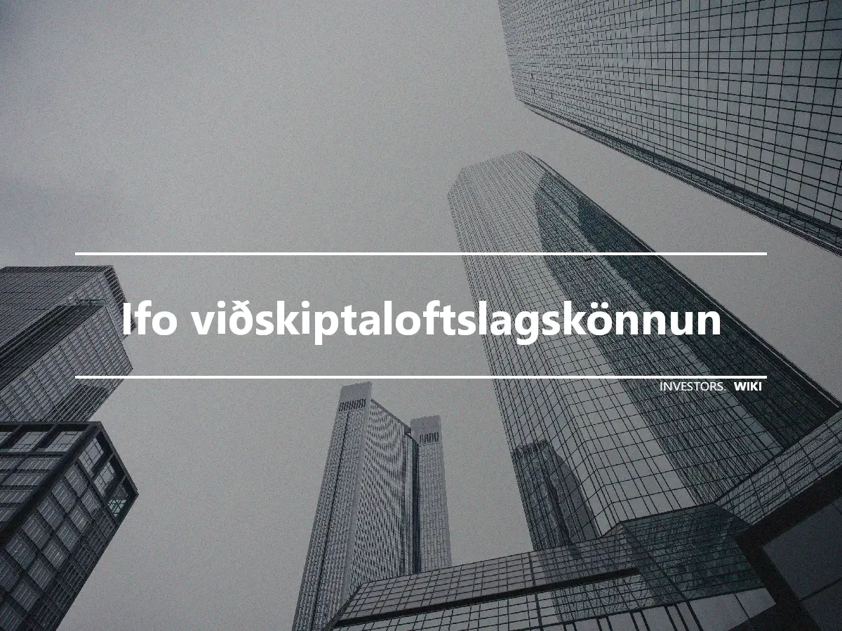 Ifo viðskiptaloftslagskönnun