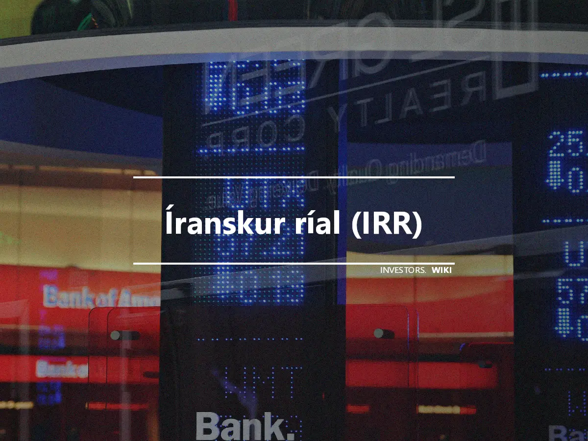 Íranskur ríal (IRR)