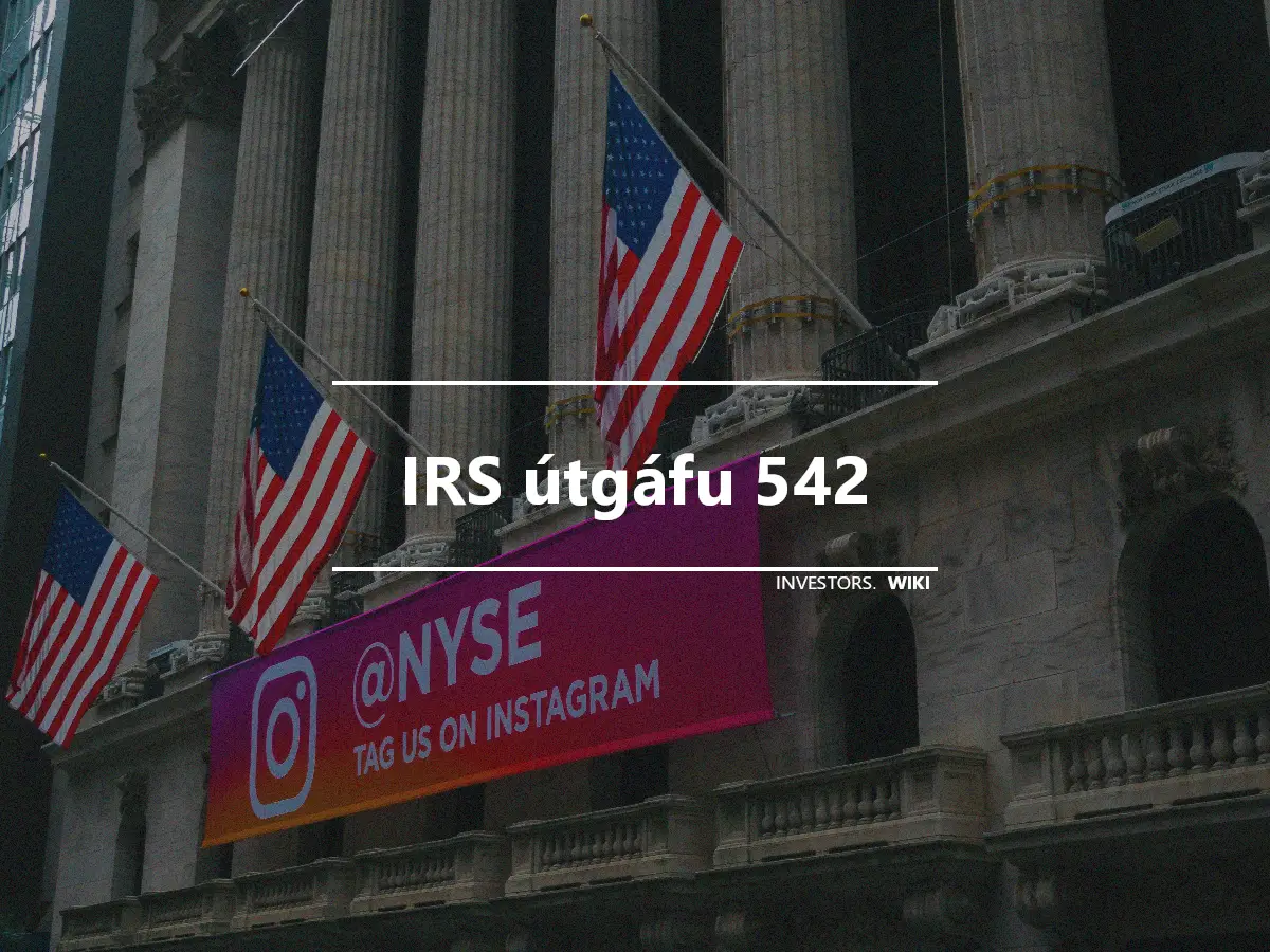 IRS útgáfu 542