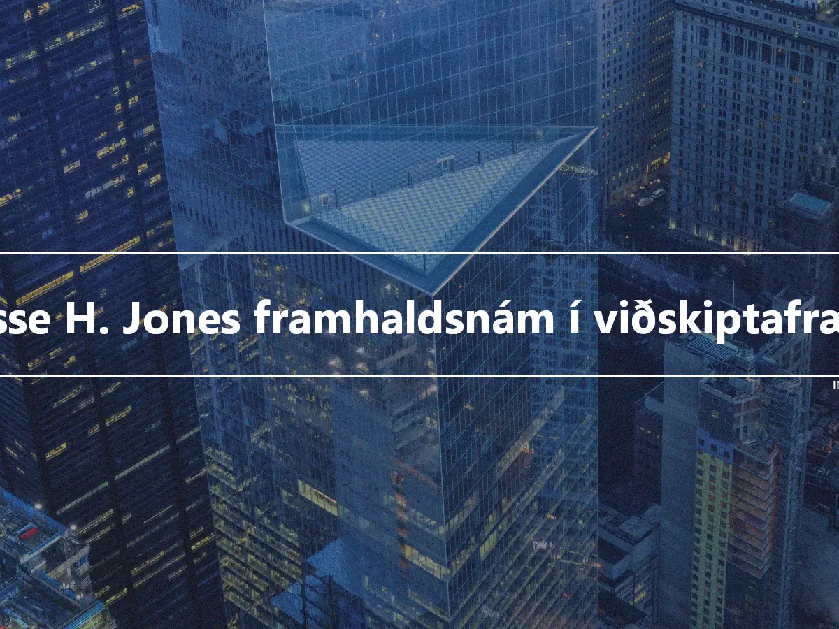 Jesse H. Jones framhaldsnám í viðskiptafræði